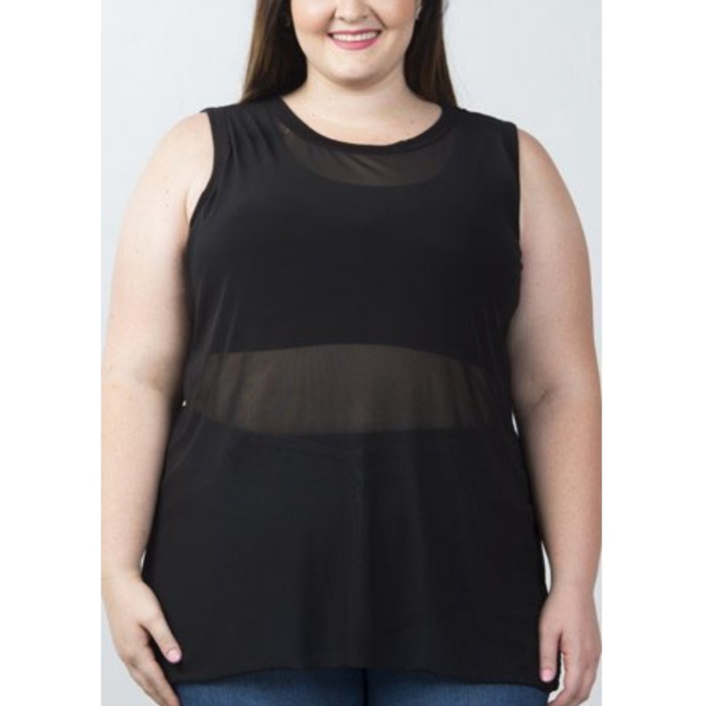Bottlette mesh tank top! Plus or Maternity!